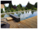 une piscine biologique qui invite au repos et à la détente, cliquez pour agrandir Photo de terrasse et piscine naturelle